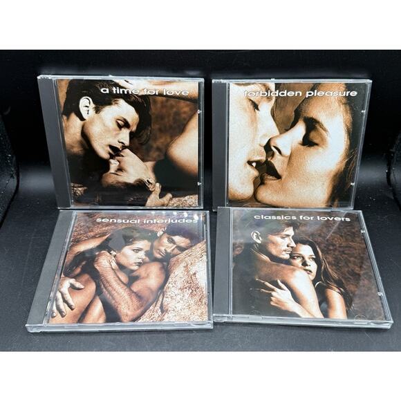 Lot of 4 Vtg Music CD's Classical Love Sensual Forbidden Love Excellent! -D - Picture 1 of 7